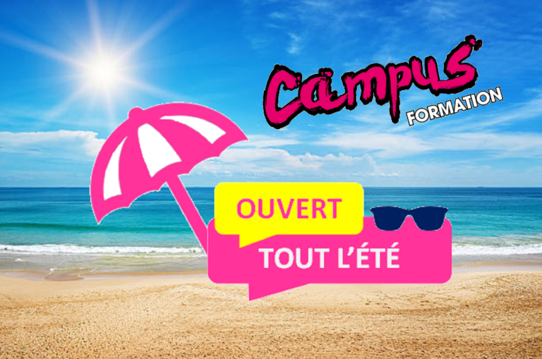 CAMPUS FORMATION reste ouvert tout l’été !